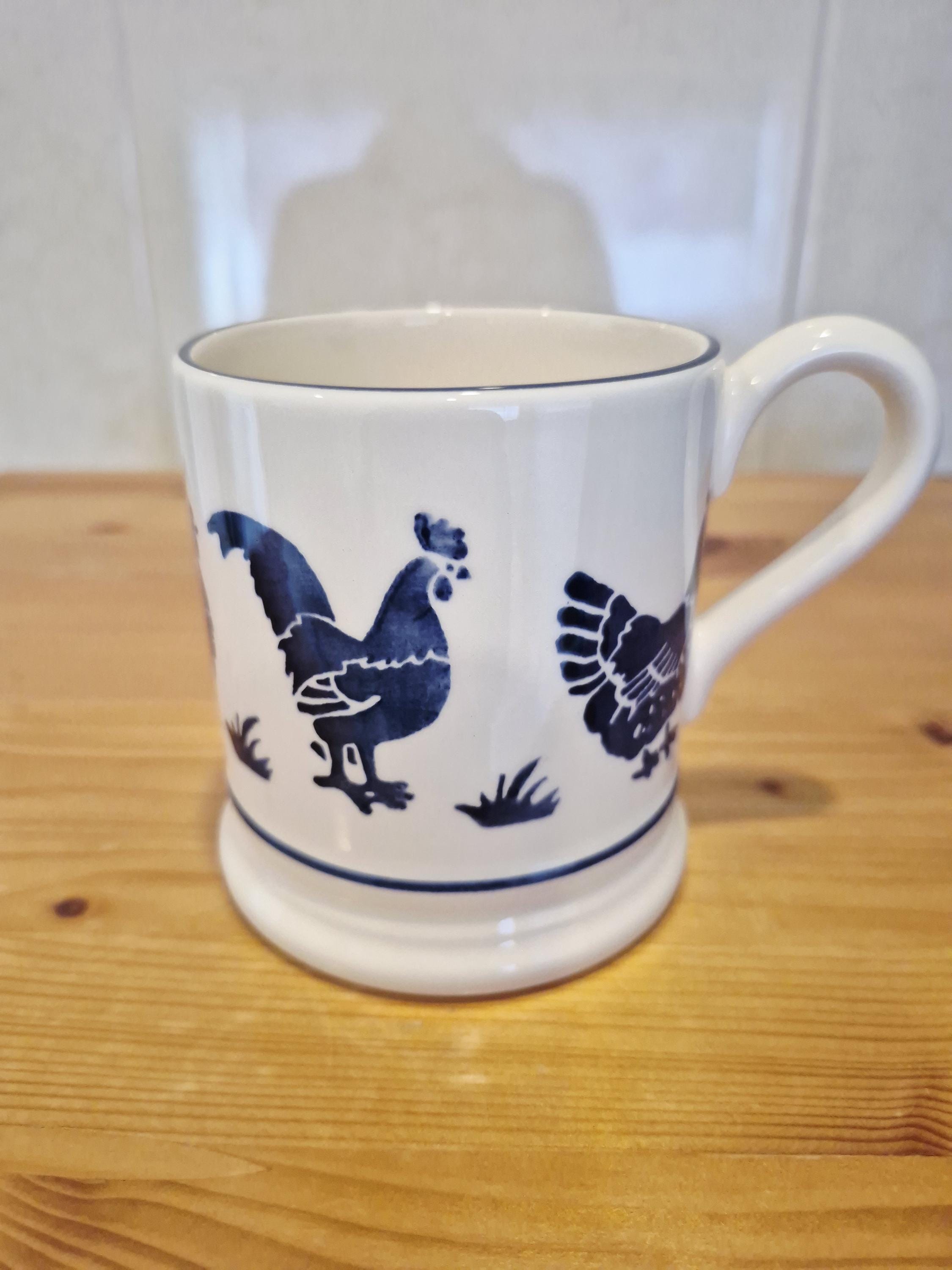 Emma Bridgewater Taschengewebe Henne Und Toast Hühner 21 Cm Qm