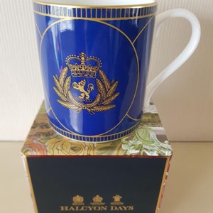 Cunard Cruise Ship Mug by Halcynon Days Boxed New Fine Bone China