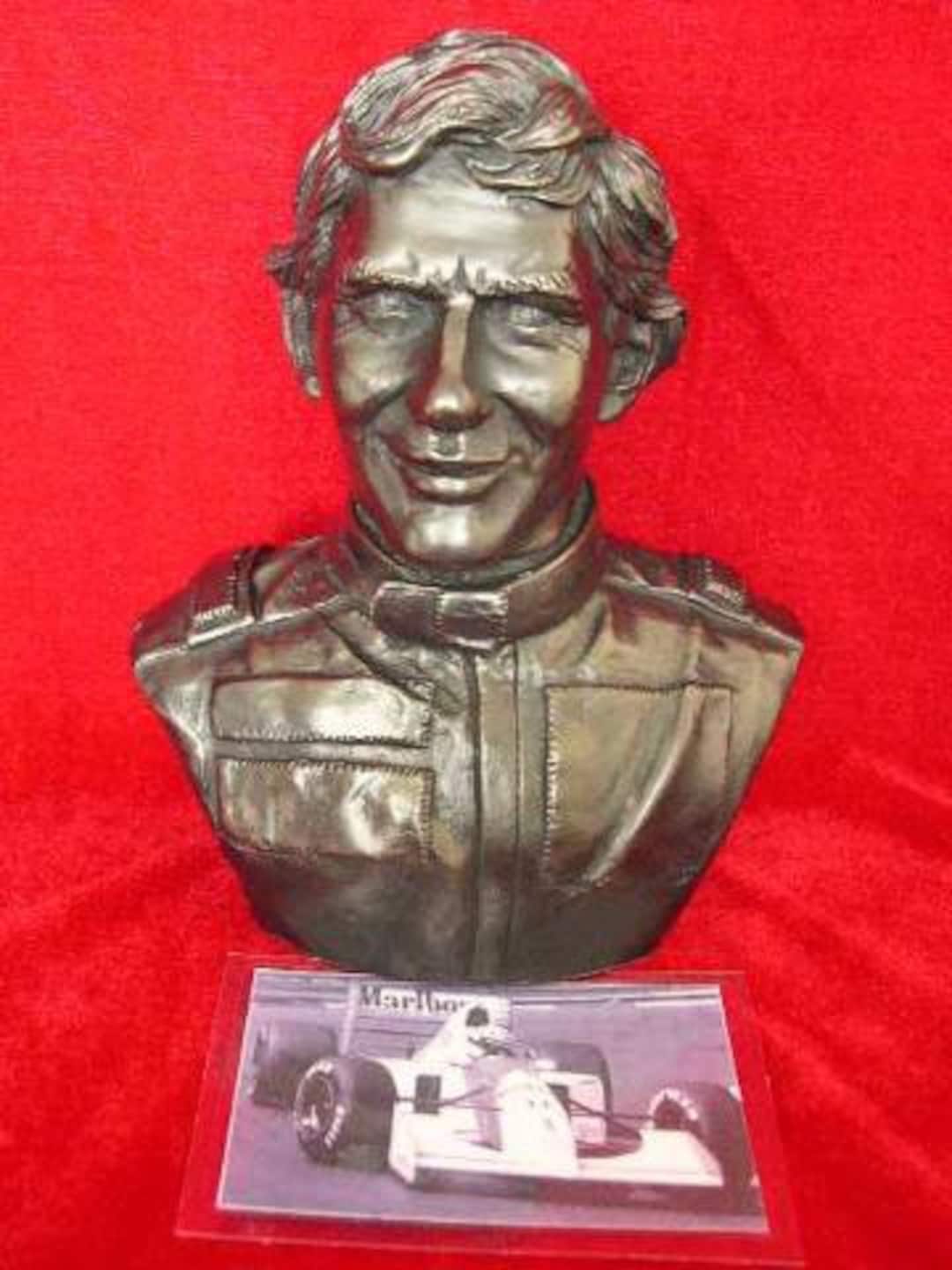 【A・セナ】AYRTON SENNA FINE ART STATUE Fine Art Statue Ayrton Senna -50th Birthday- - HobbySearch
