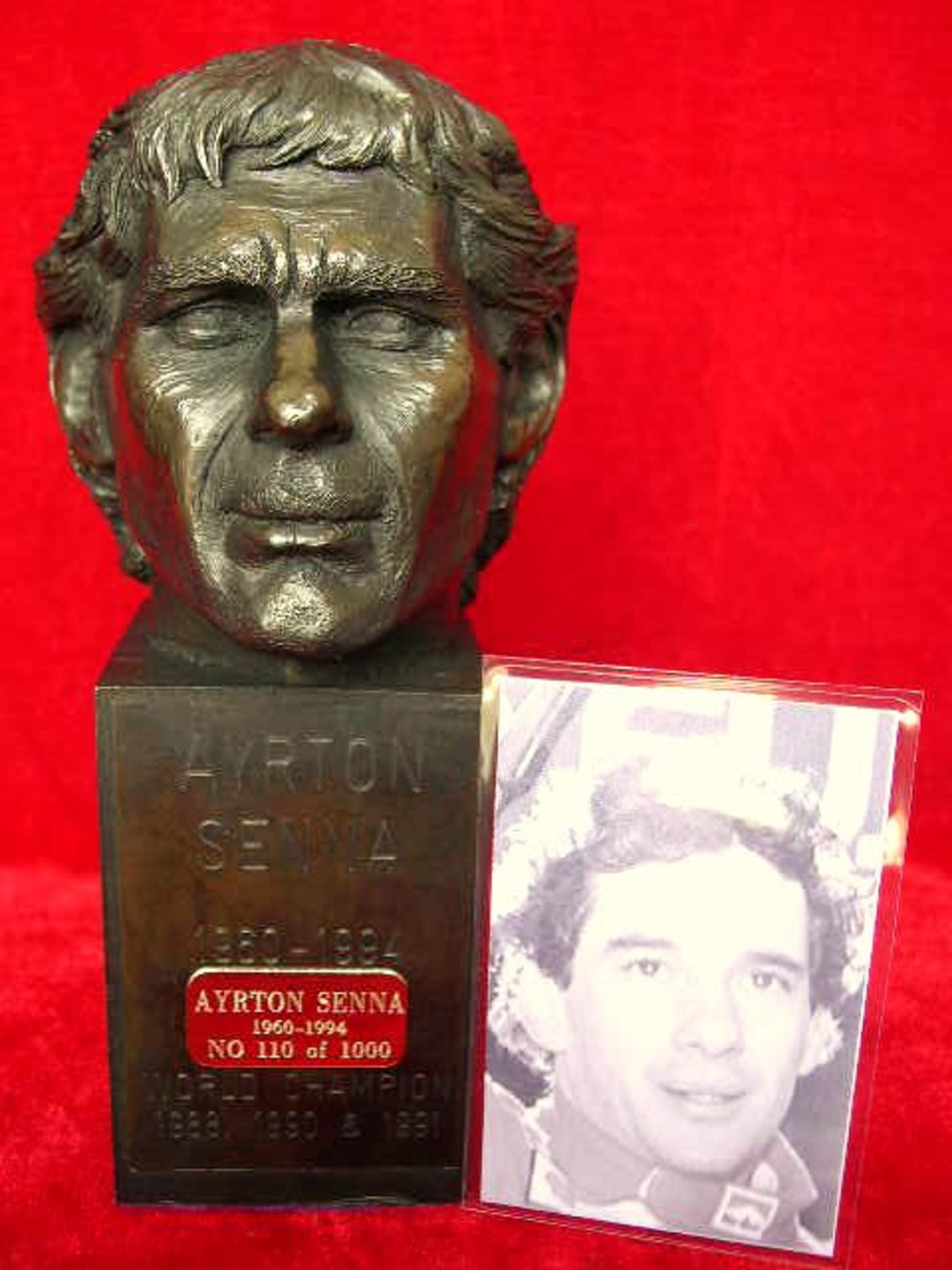 Ayrton Senna Limited Edition Bust Sculpture by LEGENDS