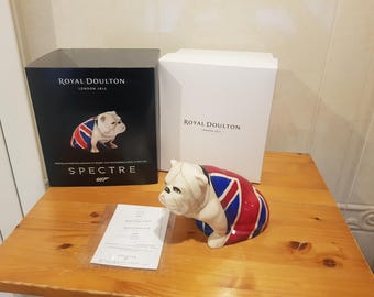 NEW Royal Doulton - Jack the Bulldog - 007 - SPECTRE James Bond