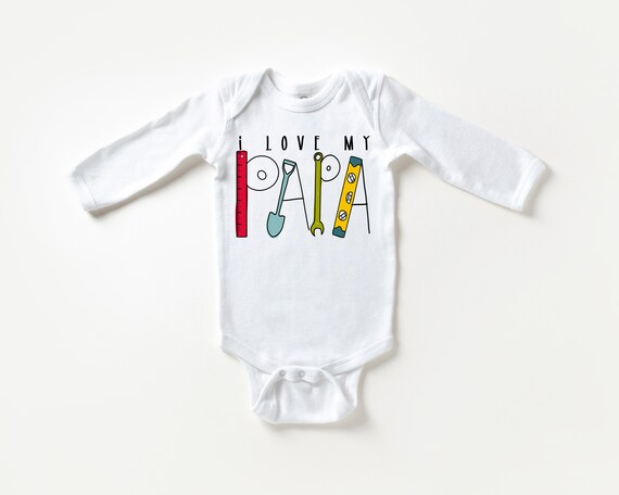 I love my papa onesie sale old navy