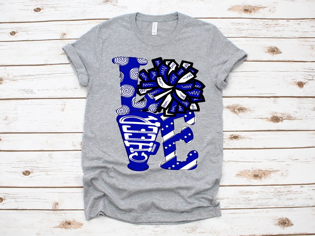 Cheer Shirt Love Cheer Shirt Cheer T Shirts Toddler Cheer Etsy