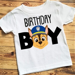 first birthday paw patrol shirt