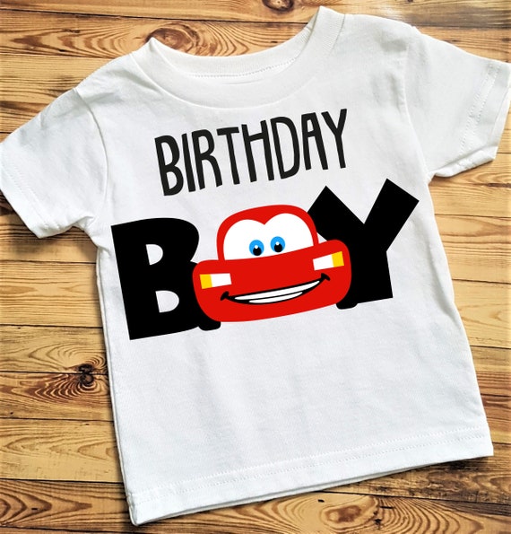 lightning mcqueen birthday shirt
