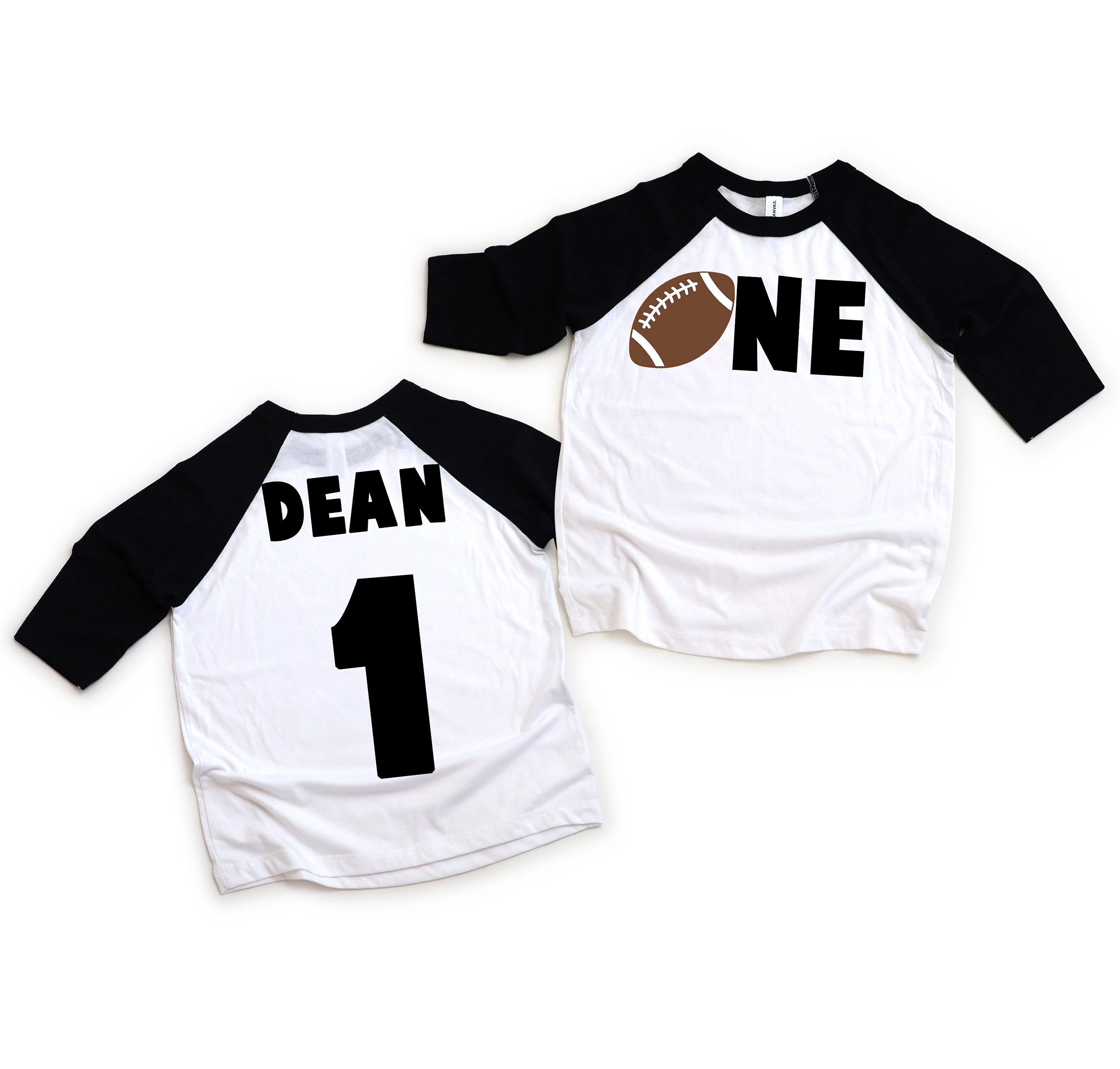First birthday 2025 football shirt