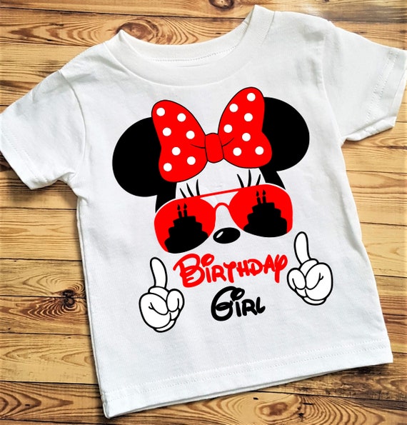 disney birthday girl shirt