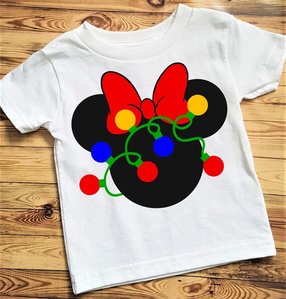 minnie mouse christmas shirt
