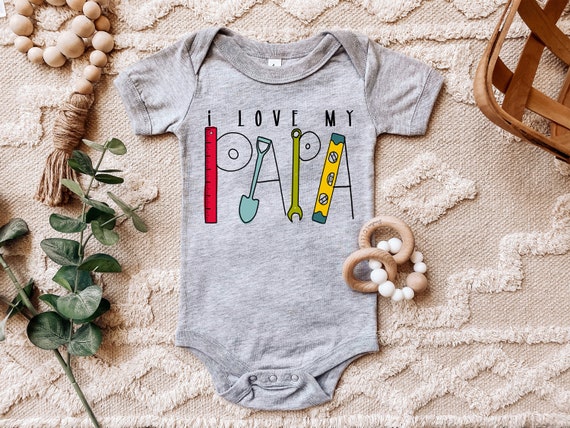 I love my papa onesie sale old navy