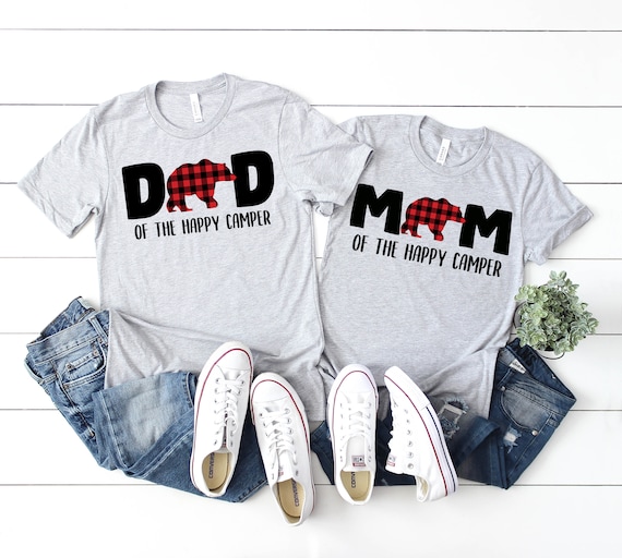 One Happy Camper Matching Family Shirts 