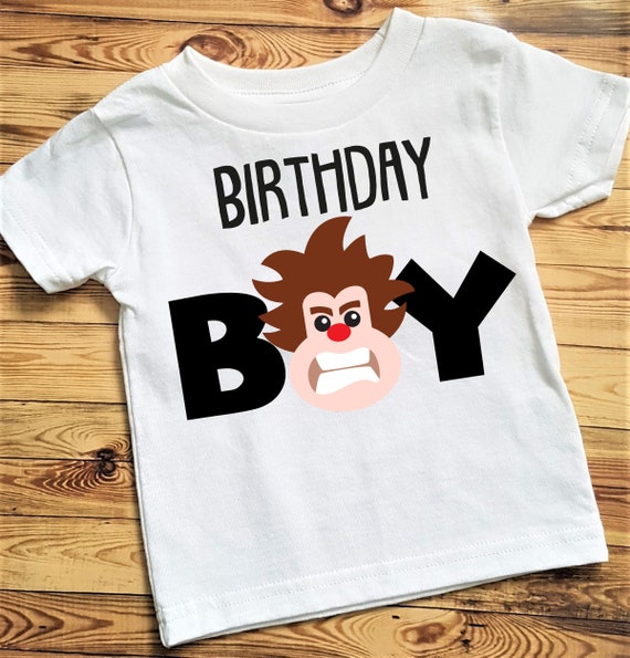 wreck it ralph birthday shirt