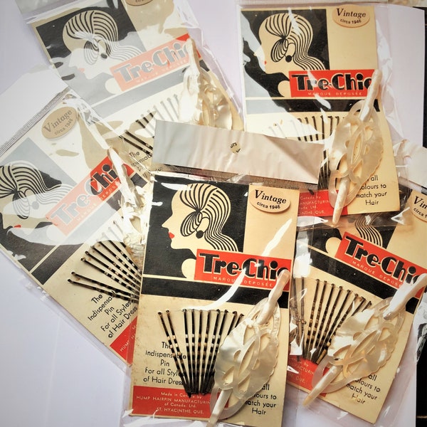 50this vintage Haarspange , Haarschmuck  Deadstock  40 er -50er Jahre  Rockabilly