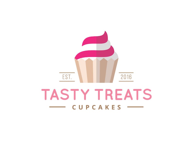 Logo Design Premade Logo Design Bakery Logo Cupcake Logo Etsy