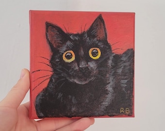 Custom Acrylic Pet Portrait - 5" x 5" - Dog, Cat, Bunny, Chinchilla, Bird, & Other Animals