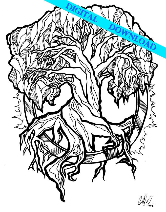 Tree of Life Digital Download JPG PNG | Etsy