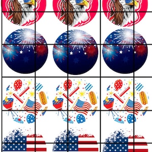 4th of July Toppers