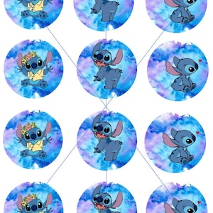 Stitch Inspired CupCake Toppers
