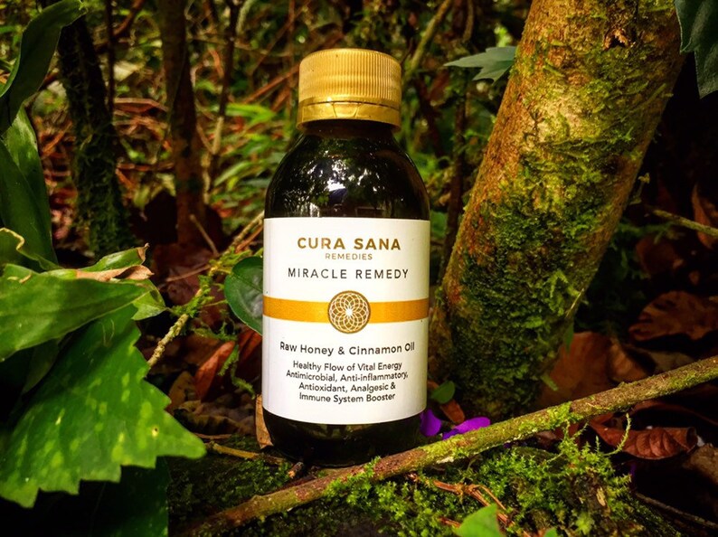 Miracle Remedy Raw Honey & Cinnamon Oil /immune System Boost Etsy