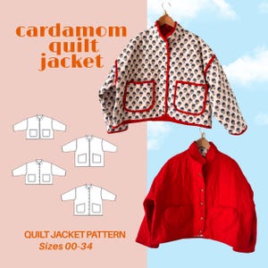 Cardamom Reversible Quilt Jacket Sewing Pattern