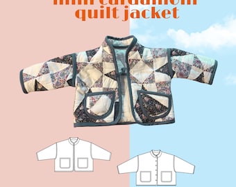 Mini Cardamom Quilt Jacket Kids Sewing Pattern