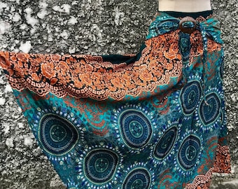 Hippie Maxi Gonna Abito Boho Gypsy Boho Chic stile Coconut Buckle Beach Summer Festival moda casual Paisley Mandala Donna regalo Unico