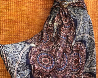 Maxi robe bohème fleurie Mandala gitane bohème hippie chic élégant pour la plage, festival d'été, style de tissu indien unique pour femmes, noix de coco