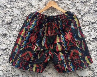 Native American Symbols Ornament Summer Casual Style Adjustable Beach Home Sport Shorts Clothing Men