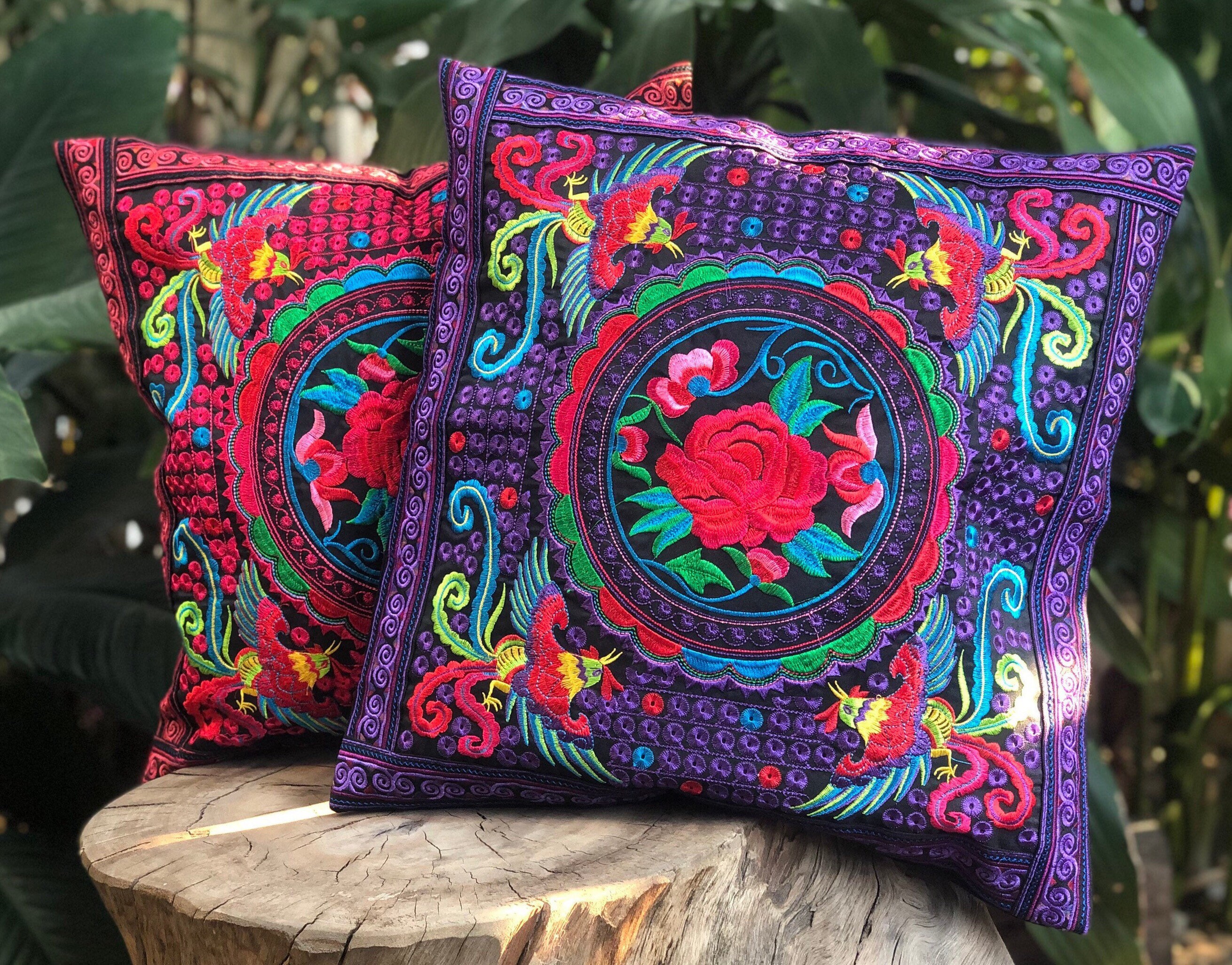 Hippie throw pillows hot sale