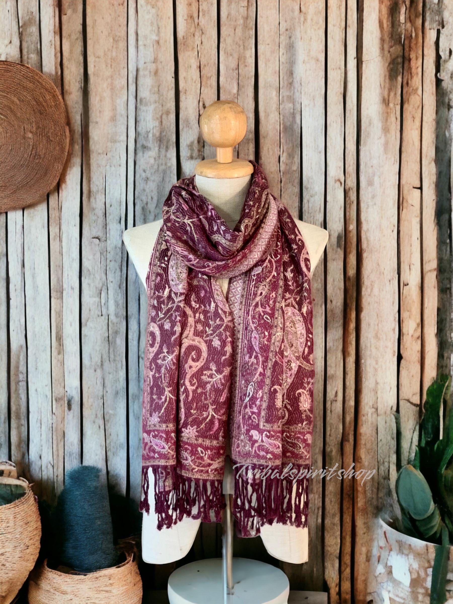 ★HILLDA★ Bohemian Paisley Scarf MUSINSA | HILLDA Bohemian Paisley Scarf [Pink]