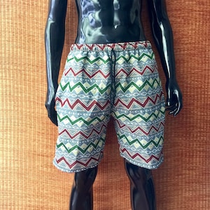 Unique Shorts Men Woven Aztec Hippie Boho festival Vegan Hipster Clothing Southwestern Style Beach Summer Burning man Men Unisex outfit