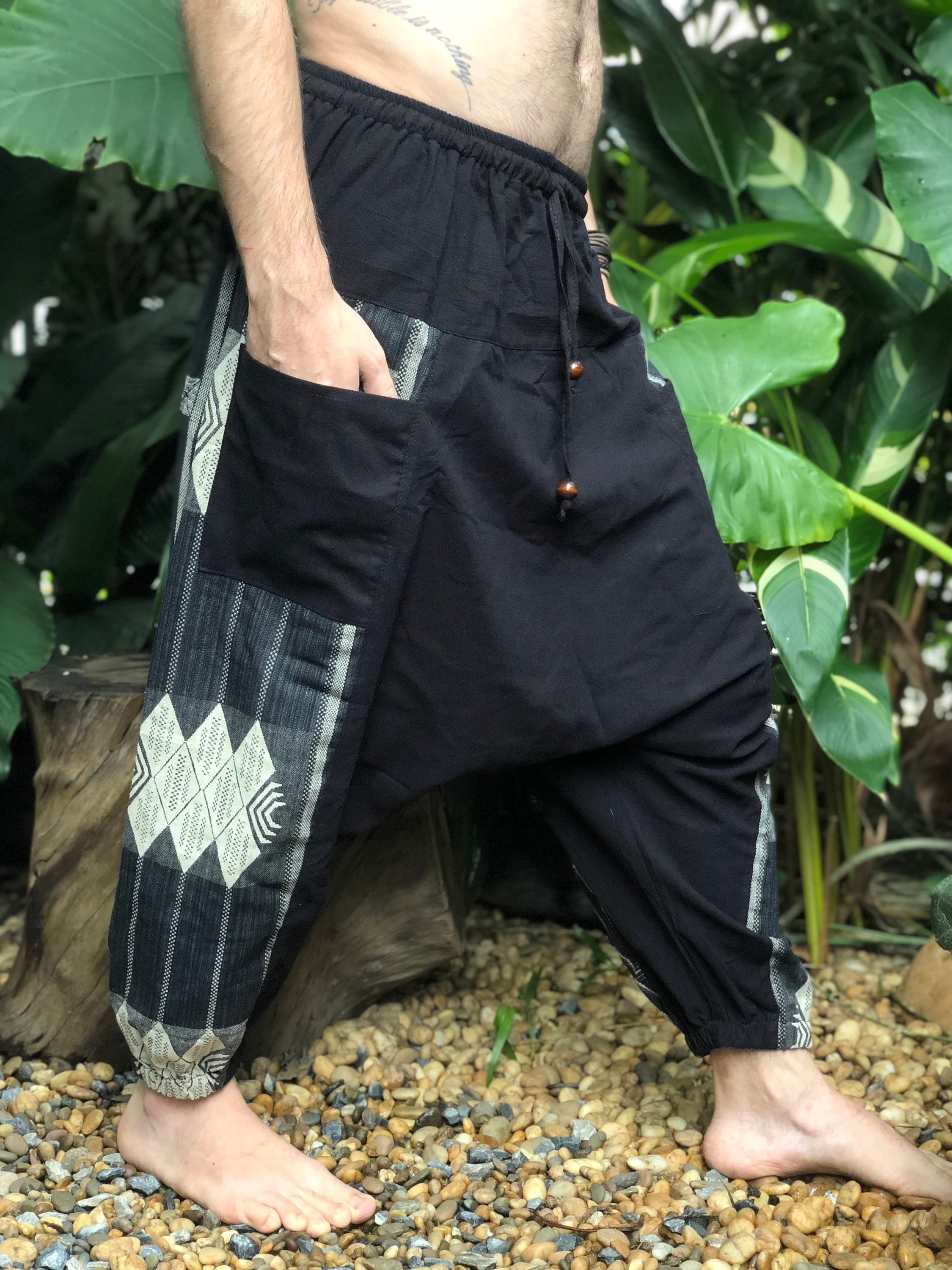 Harem Aladdin Pants Hippie Boho Festival Clothes Samurai Pants - Etsy