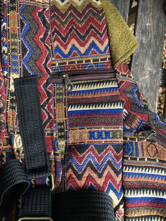 SPEEDO Day Break Backpack Multicolor Southwestern Aztec Design Boho Hipster Tribal Woven Backpack Boho Aztec Hippie Southwestern Baja  main image 2