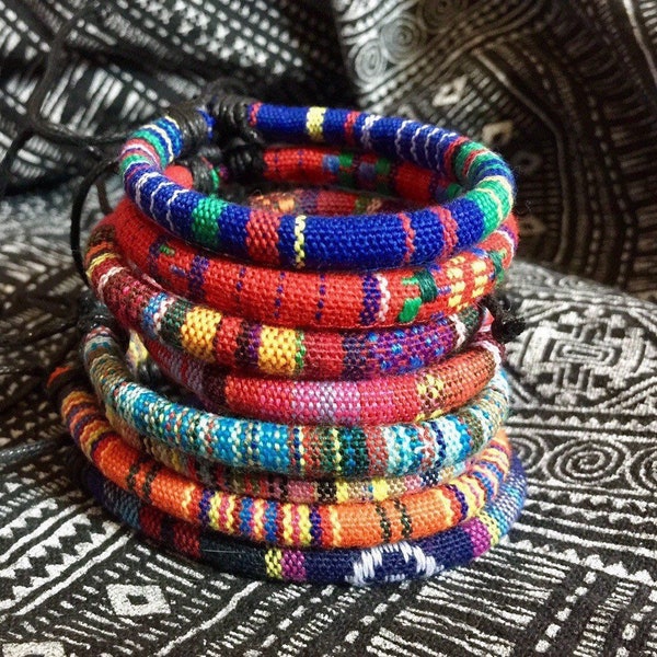 Aztec Bracelets Anklet Bracelet Boho Ethnic Bohemian tribal Festival jewelry Hippie Friendship Woven gifts for Vegan Women Men