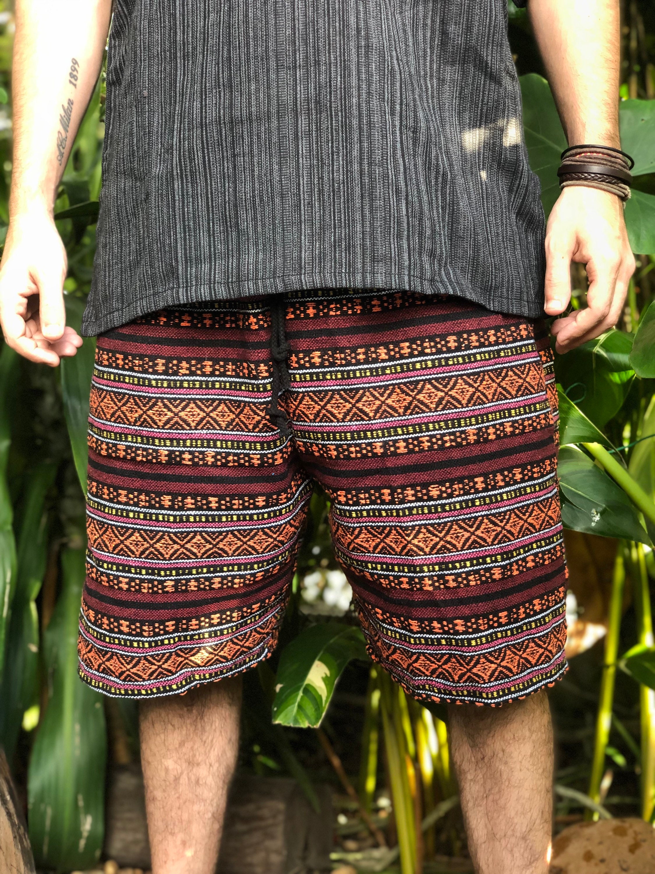 【ANGLAN】Ethnic Stripe Banding Shorts ANGLAN】Ethnic Stripe Banding Shorts (ANGLAN/パンツ