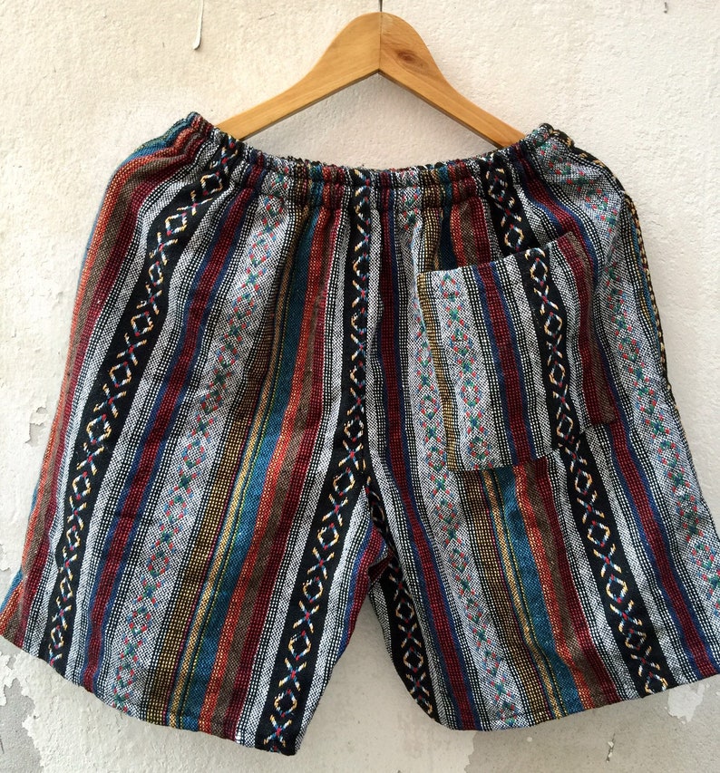 Aztec Festival Shorts Men Hippie Tribal Boho Gypsy Woven Ikat Etsy