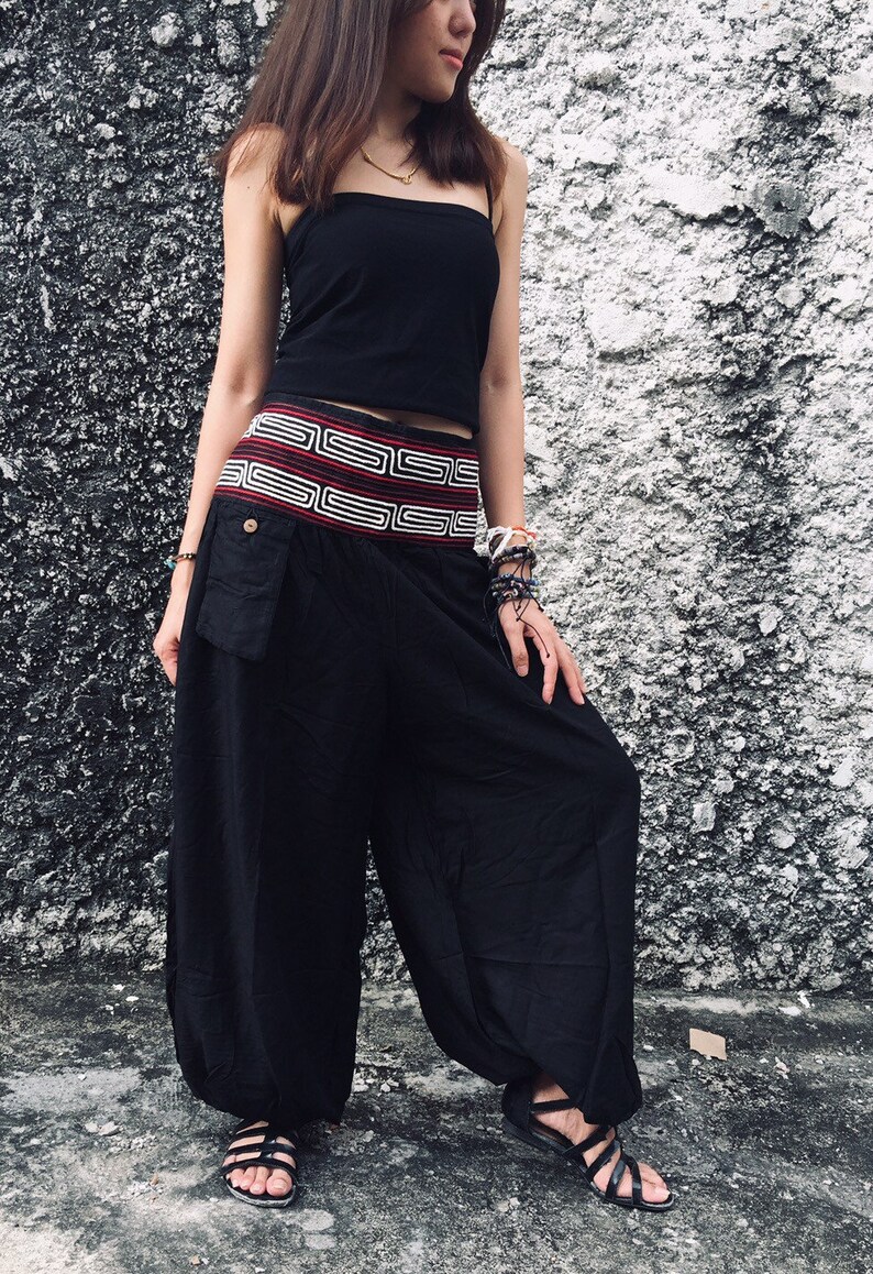 Yoga Pants Hippie Boho Harem pants Bohemian Style festival Etsy