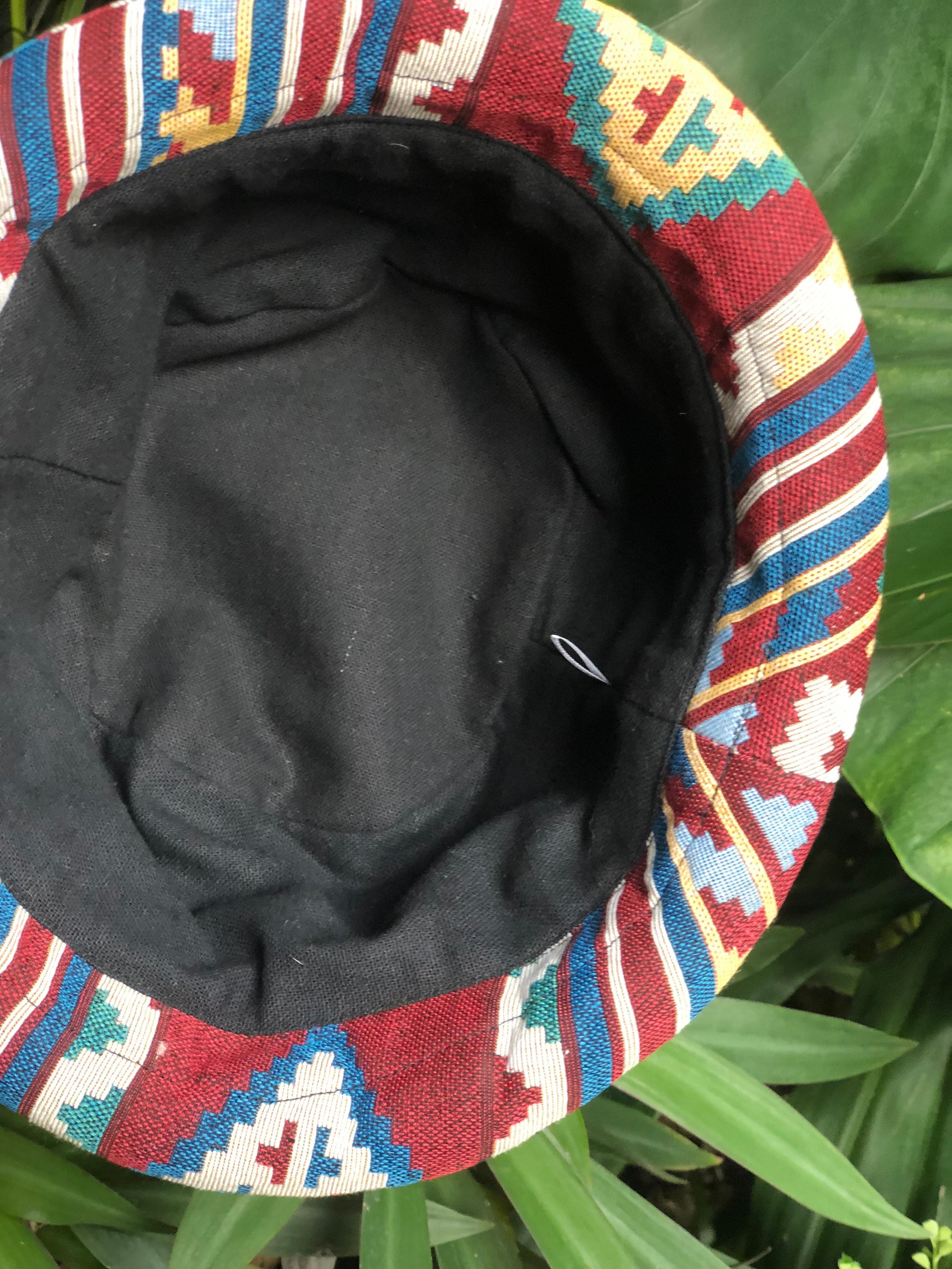 ネイティブコットン編み帽子 ヒッピー 南西部 ボヘミアン アステカ