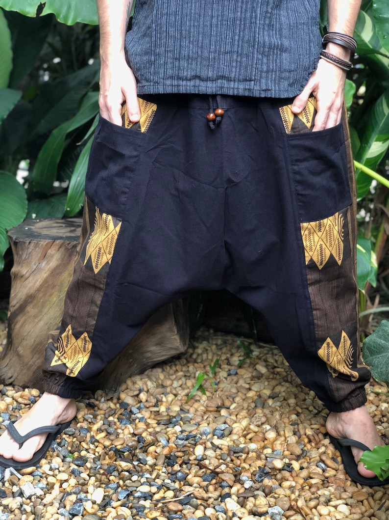 Harem Aladdin Pants Hippie Boho Festival Clothes Samurai Pants - Etsy