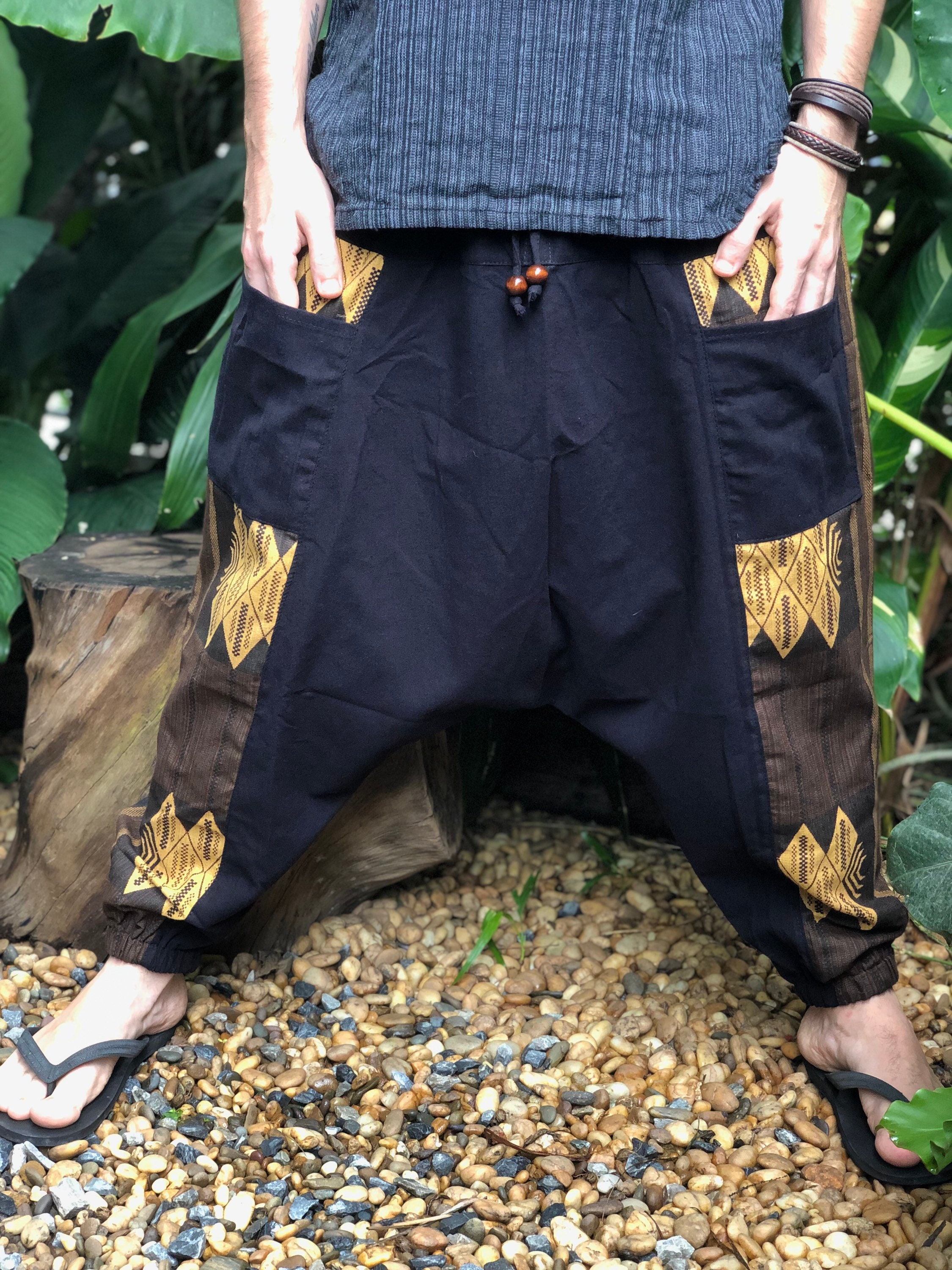 Pantaloni Harem Aladdin Pantaloni Stampa Allentati con Pantaloni Pantaloni Harem Aladdin Pantaloni Stampa Allentati con Pantaloni