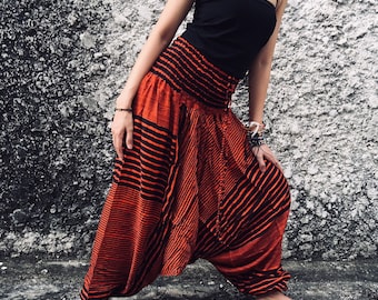 Your Cozy Damen Palazzo Hose - Weite Sommerhose Aus Viskose Mit Tribal Design