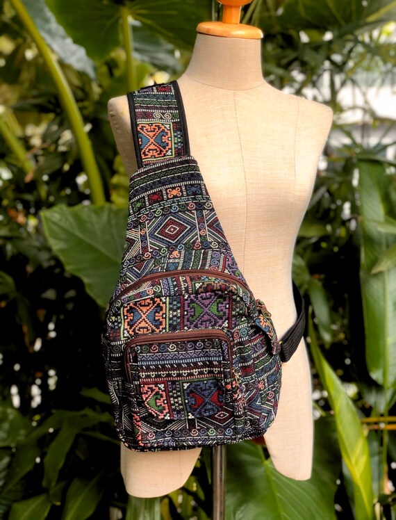 Ethnic Tribal Sling Chest Bag Festival 