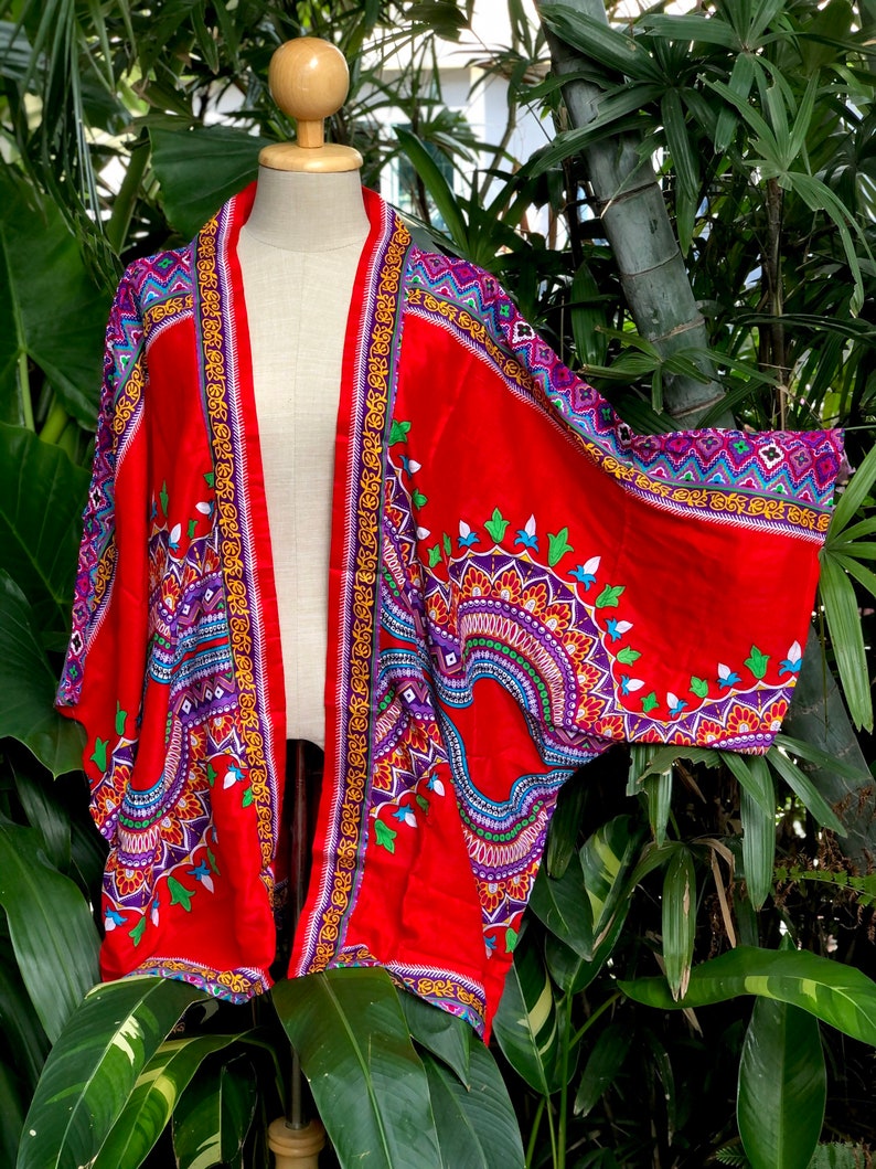 Oversize African Dashiki Ethnic Kimono Cardigan Shirt poncho | Etsy