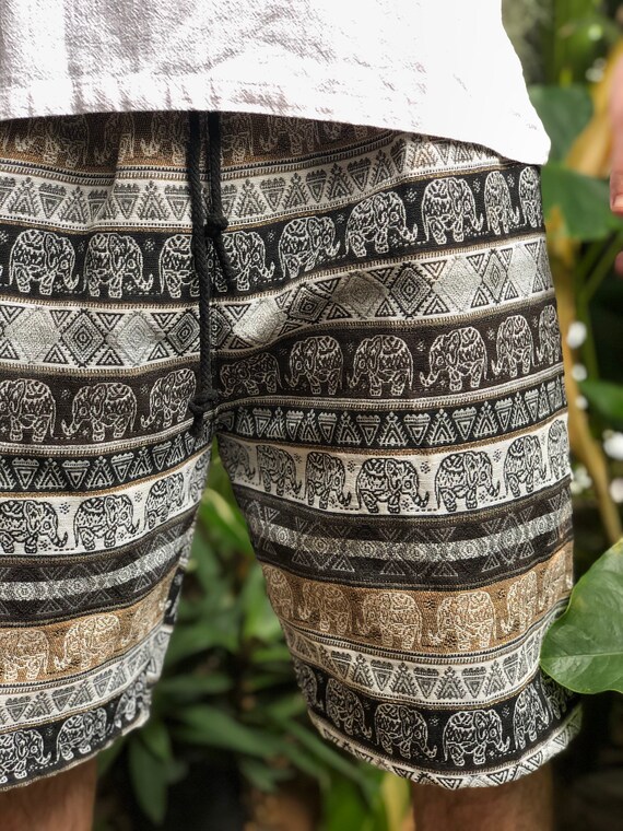 Pantalones cortos de algodón Hippie para hombres - Etsy México