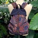 Tribal Aztec hippie backpack Nepali Baja cotton Drug rug Student School daypack Gift Travel Festival women men trekking hiking bag woven