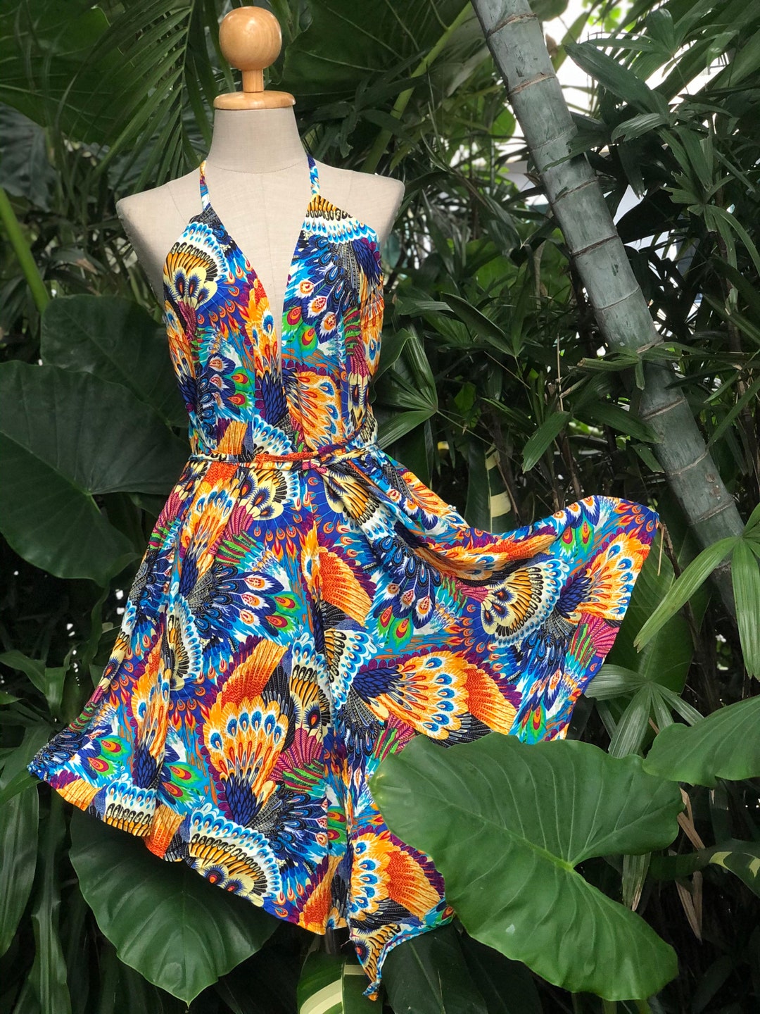 Wycnly Summer Dresses for Women Beach Boho Fashion Elastic