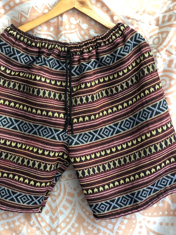Aztec print shorts best sale mens