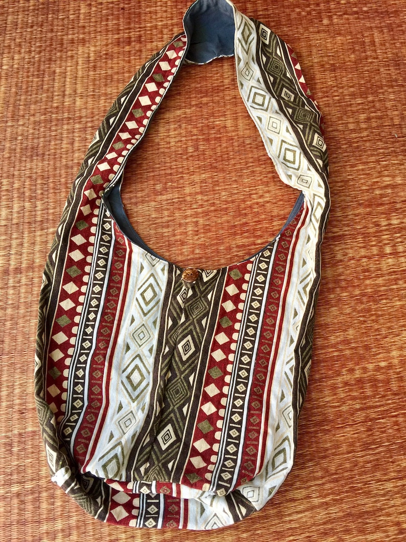 2 Pcs Vintage Embroidered Tassel Sling Bag - Small Ethnic Crossbody Bag For Women, Hippie Beach & Travel Purse