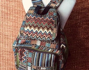 boho school backpack