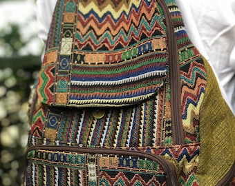 SPEEDO Day Break Backpack Multicolor Southwestern Aztec Design Boho Hipster Tribal Woven Backpack Boho Aztec Hippie Southwestern Baja  main image 4