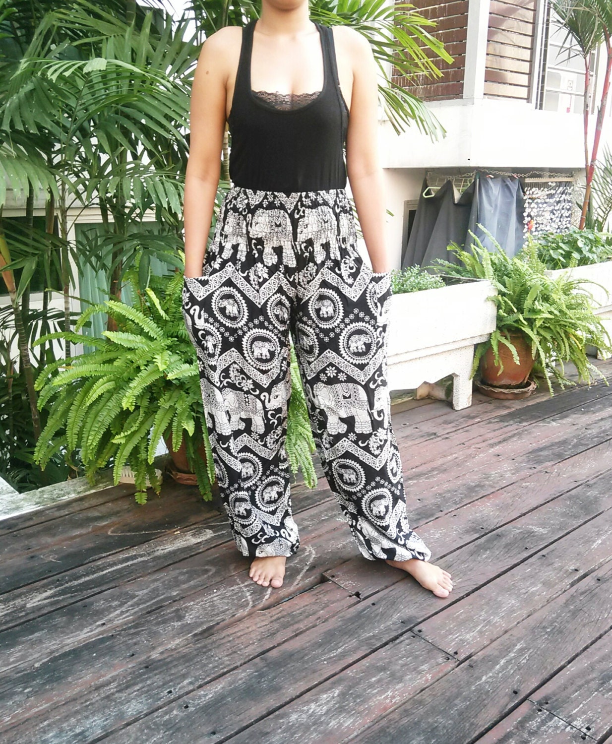 boho elephant pants